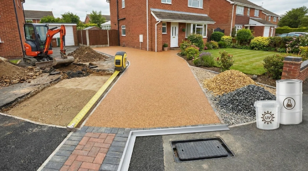 Cost breakdown for resin driveway