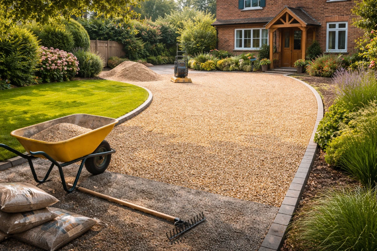 How To Lay And Maintain A Gravel Driveway in the UK