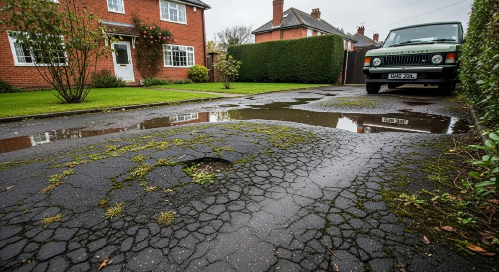 UK driveway sealing process
