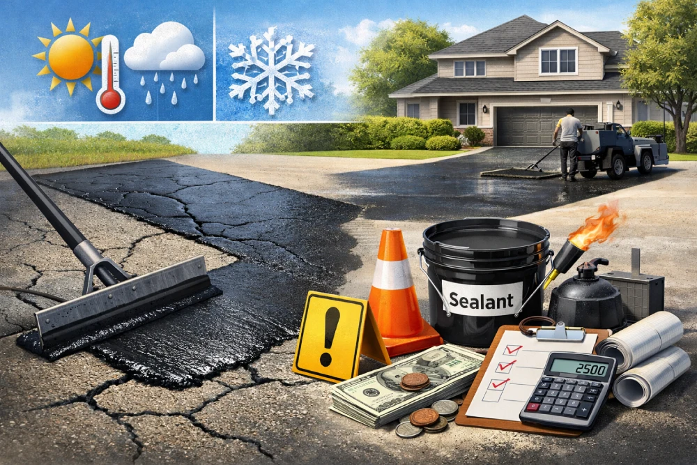 stone driveway installation