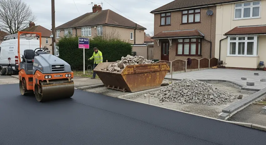 Resin driveway installation process