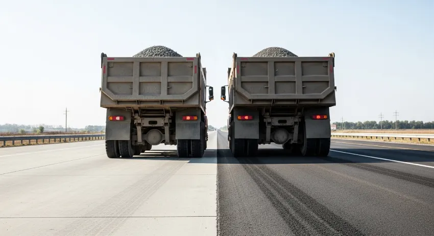 Tarmac driveway for heavy vehicles