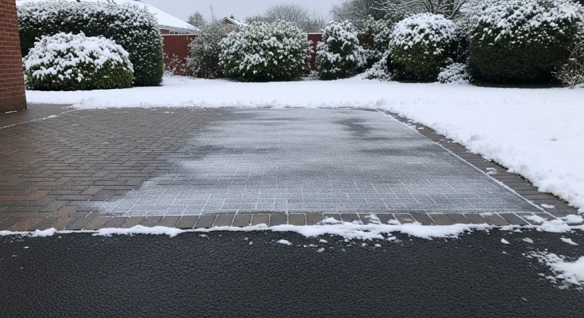 De-Ice Your Driveway Without Damaging the Surface in UK