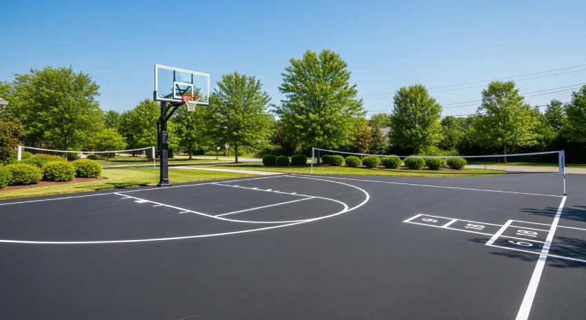 Designing a Multi-Purpose Driveway for Basketball and Sports