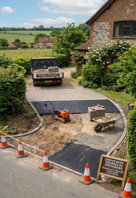 Emergency Driveway Repairs or Upgrades