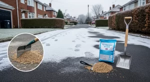 How to De-Ice Your Driveway Without Damaging the Surface