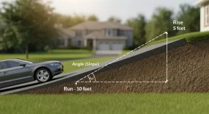 How to Properly Calculate Gradient and Slope for Steep Driveways