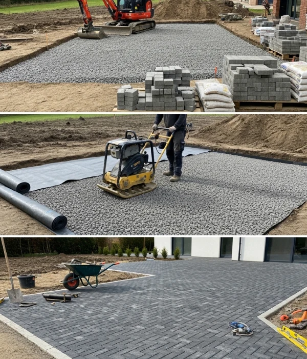 Resin bound driveway modern finish